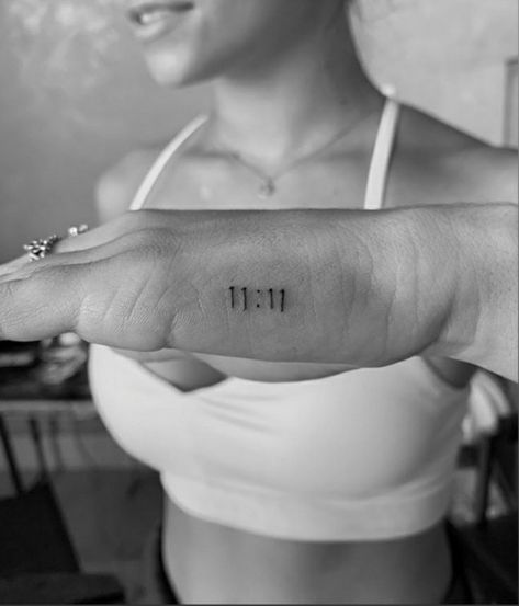 11 Tattoo Ideas, 11 11 Tattoo Ideas, 11:11 Tattoo Ideas, Good Luck Tattoo, Fine Line Tattoo Designs, Line Tattoo Designs, 11 11 Tattoo, 11 Tattoo, Fine Line Tattoo Ideas