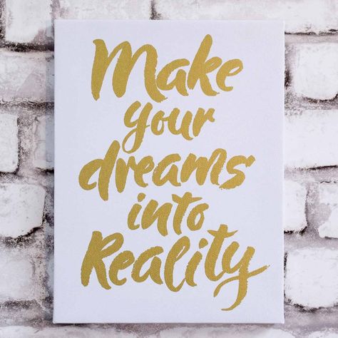 Dream Canvas Dream Dorm, Dorm Accessories, Dorm Art, Inspirational Quotes Wall Art, Word Wall Art, Canvas Photo Prints, Art Quote, Typography Wall Art, Quote Wall Art