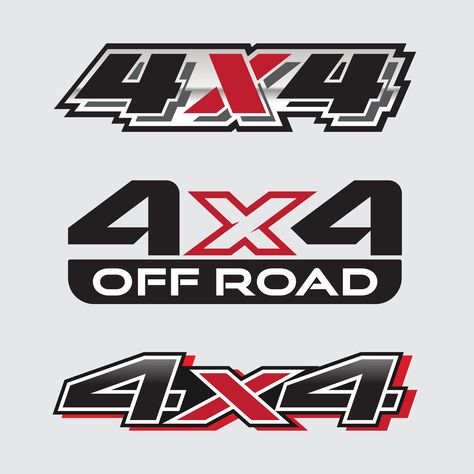 4x4 Logo, Off Road Jeep, Monster Truck Racing, 4x4 Car, Car Sticker Design, Offroad Jeep, 4x4 Off Road, Car Logo, Car Logos