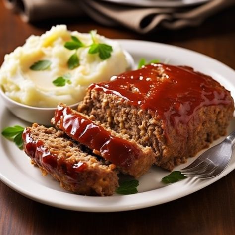 Easy Pleasing Meatloaf - Recipes Easy Pleasing Meatloaf, Meatloaf Cook Time, Cooking Meatloaf, Meatloaf Recipe Video, Turkey Meals, Cracker Barrel Meatloaf, Baked Meatloaf, Homemade Meatloaf, How To Cook Meatloaf