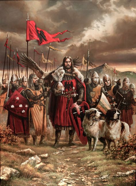 Albanian Culture, Historical Warriors, High Middle Ages, Medieval Ages, Game Of Thrones Art, Knight Art, Medieval Armor, Medieval Knight, Medieval History