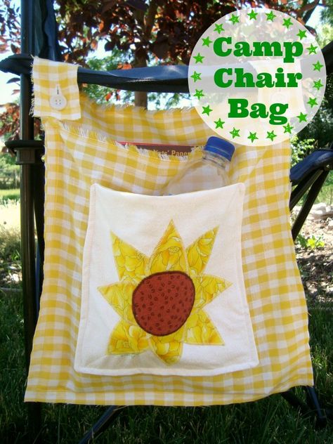 Camping Diy, Camp Chair, Tote Bag Tutorial, Festival Camping, Diy Camping, Bag Tutorial, Camping Supplies, Camping Outfits, Camping Backpack