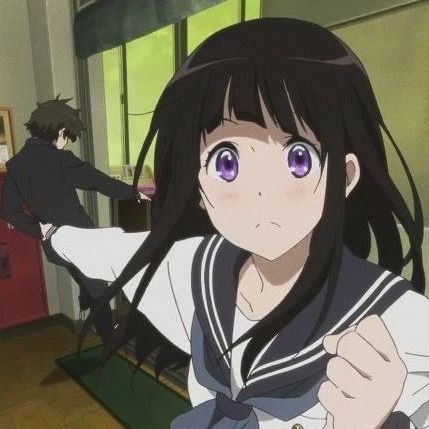 Hyouka Chitanda, Eru Chitanda, Akira Anime, Tous Les Anime, Anime Toon, Long Black Hair, Cute Anime Profile Pictures, Cool Anime Pictures, Anime Eyes