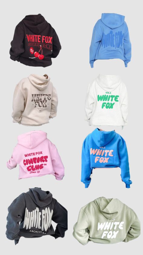 Choose 4 white fox hoodies Outfits To Wear To School, Street Style Outfits Casual, Fox Hoodie, Cute Lazy Day Outfits, Lazy Day Outfits, Preppy Aesthetic, Winter Fits, Winter Aesthetic, Girl Sweatshirts