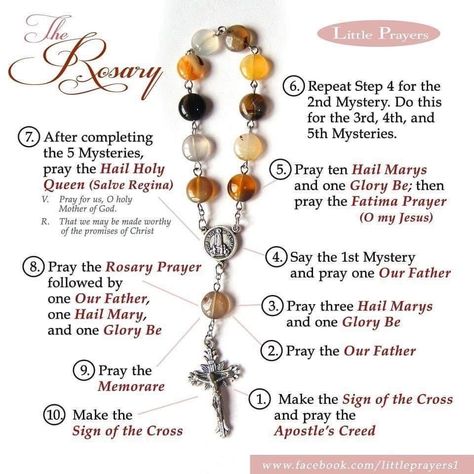 Decade Rosary Craft, How To Hold The Rosary, What Is A Rosary, One Decade Rosary Diy, Rosary Pattern How To Make, Handmade Rosary Diy, How To Pray The Rosary, How To Make A Rosary, Rosary Bracelet Diy