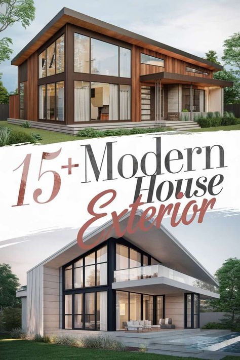 15+ Modern House Exteriors to Inspire Your Dream Home (LIst)

Explore stunning modern house exteriors that spark your imagination for your dream home. From sleek designs to unique materials every style shines bright. Check out inspiring facades featuring large windows wood accents and green spaces that make your home stand out. Let these ideas guide your vision for the perfect abode! https://fabricerie.com/modern-house-exterior Glass Exterior House, Beautiful Homes Exterior Modern, Modern Siding Ideas, Modern House Windows, Modern House Siding, Modern Contemporary House Exterior, Modern Home Exteriors, Exterior Home Makeover, Modern Siding