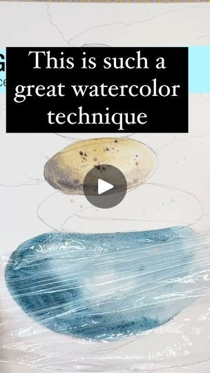 84K views · 3K reactions | This is why ⤵️

Cling film is great with watercolor because it creates unique textures and patterns. 🖼️

When applied to wet paint, it causes the paint to pool and dry unevenly, resulting in organic, crystalline designs. 🔮

This technique adds depth and interest to paintings, making it ideal for natural elements like foliage and water. 🌊🍀

First don’t forget to follow @karenriceart for daily watercolor tips and watercolour tutorials 

👩🏻‍🎨 I’ve been teaching art for over 30 years and I love when I’m able to help new and improvers get back into Watercolours. 

If you’re interested in learning to paint with watercolours, why not check out my Youtube channel (🎥 Karen Rice Art) where I show you in-depth long form tutorials with all my tips and tricks to creat Rice Art, Learning To Paint, Water Color Pencil, Textures And Patterns, Unique Textures, Watercolor Tips, Cling Film, Watercolor Paintings Tutorials, Watercolour Tutorials