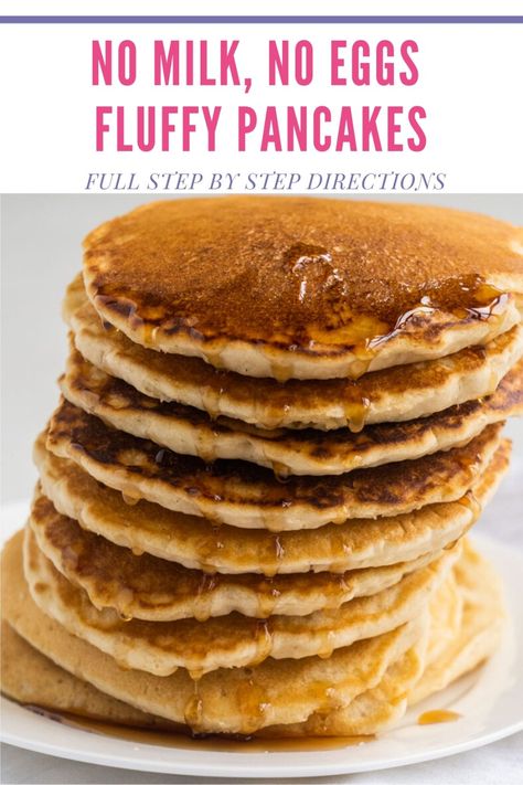 No Eggs Pancakes, Pancake Recipe No Eggs, Butter Pancake Recipe, Easy Homemade Pancake Recipe, Easy Homemade Pancakes, Pancake Mix Recipe, Butter Pancakes, Homemade Pancake Recipe, Delicious Pancakes