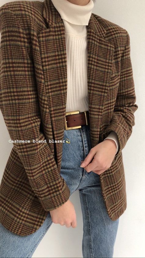 Minimalisticky Chic, Academia Outfits, Mode Inspo, Plaid Blazer, 가을 패션, Outfit Inspo Fall, Business Casual Outfits, Mode Inspiration, Business Outfits