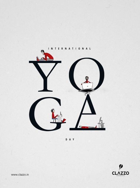 Yoga Creative Ads, Yoga Day Creative Ads, Yoga Day Posters, Yoga Ads, Yoga Posters, Happy International Yoga Day, Paddle Board Yoga, Graphic Design Portfolio Cover, International Day Of Happiness