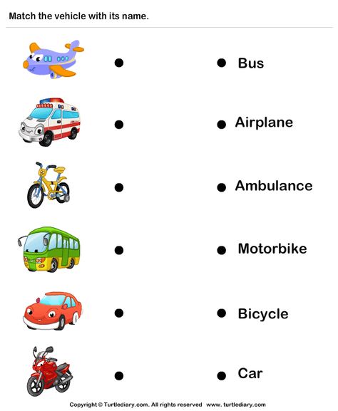 Download and print Turtle Diary's Names of Vehicles worksheet. Our large collection of ela worksheets are a great study tool for all ages. Vehicles Worksheet, Ela Worksheets, English Worksheets For Kindergarten, Kindergarten Reading Worksheets, English Activities For Kids, Kids Worksheets Preschool, Free Preschool Worksheets, Learning English For Kids, English Worksheets For Kids