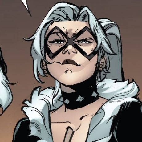 Black Cat Dc Comics, Felicia Black Cat, Black Cat Comic Icons, Black Cat Marvel Fanart, Black Cat Marvel Comic, Black Cat Icon Marvel, Black Cat Pfp Marvel, Black Cat Dc, Felicia Hardy Icons