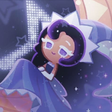 Midnight Cookies, Moonlight Cookie, Fairy Pfp, Purple Cookies, Cookie Games, Cookie Run Kingdom, Girly Movies, Fairy Images, Edible Cookies