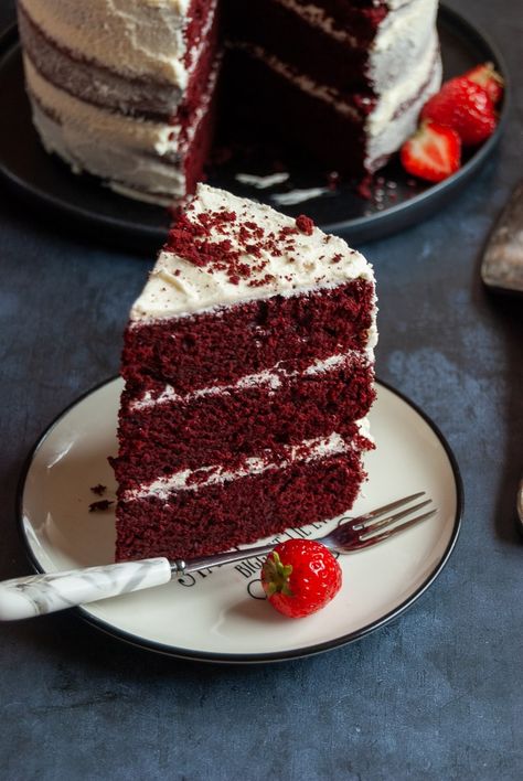 Red Velvet Cake Chocolate Velvet Cake, Baking Guide, Best Red Velvet Cake, Bolo Red Velvet, Red Velvet Cake Recipe, Velvet Cake Recipes, Red Velvet Cake Mix, Red Cake, Buy Cake