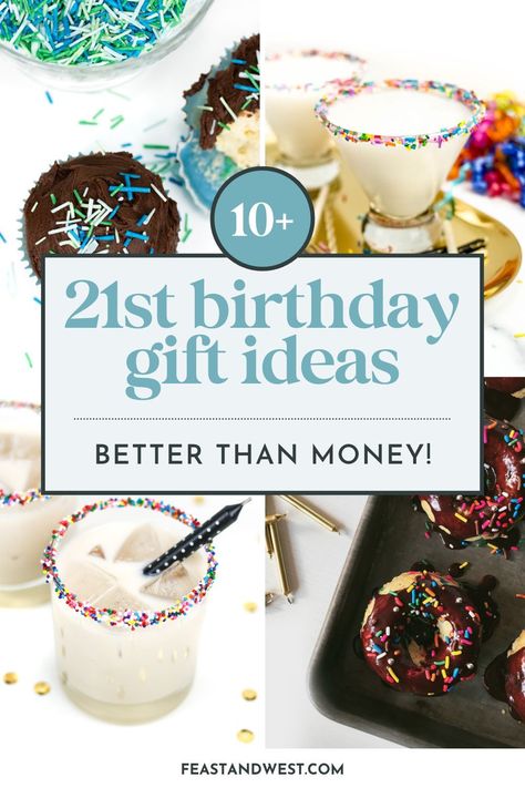 From glassware to gift cards, here’s a list of boozy 21st birthday gift ideas to help you pick a perfect present for anyone coming of age. Best 21st Birthday Gifts, 21 Year Old Girl, 21st Birthday Gift Ideas, Birthday Recipes, Mini Alcohol Bottles, Sister Birthday Presents, 21st Birthday Presents, Homemade Alcohol, Birthday Cocktails