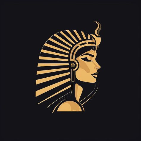 Egyptian Design Pattern, Cleopatra Art, Egyptian Aesthetic, Egyptian Drawings, Egyptian Goddess Art, Egypt Design, Egypt Project, Egypt Concept Art, الفن الرقمي