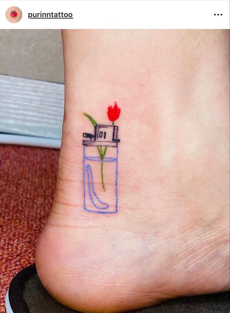 Small Flower Tattoo, Hunter Tattoo, Doodle Tattoo, Cute Tiny Tattoos, Poke Tattoo, 1 Tattoo, Aesthetic Tattoo, Time Tattoos, Henna Tattoo Designs