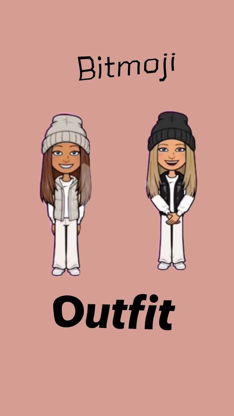 Bitmoji Outfit Pt.3 #bitmoji #bitmojioutfit #inspo Bitmoji Outfits Baddie, Snapchat Best Friends, Cute Snapchat Bitmoji Ideas, Snapchat Avatar, Bff Matching Outfits, Bff Matching, Matching Outfits Best Friend, Snap Snapchat, Maybe In Another Life