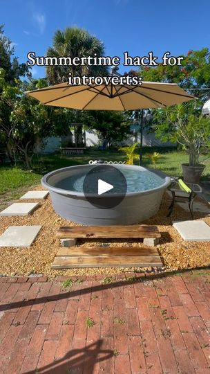 Poly Stock Tank, Cedar Cottage, Cowboy Pool, Tank Pools, Small Circle Of Friends, Stock Tank Pool, Tank Pool, Kindergarden Activities, Jensen Beach