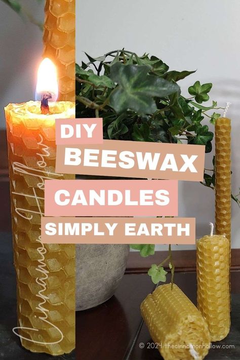 DIY Beeswax Candles: See How We Made 5 Adorable Beeswax Candles https://thecinnamonhollow.com/we-made-our-own-diy-beeswax-candles/ #beeswax #beeswaxcandles #simplyearth #simplyearthambassador #seambassador #candles #diycandles #essentialoils Beeswax Crafts, Rolled Beeswax Candles, Herb Diy, Beeswax Candles Diy, Diy Candle Making Kit, Candles Ideas, Simply Earth, Beeswax Taper Candles, Beeswax Tapers