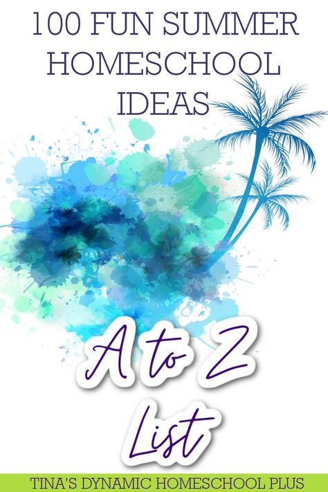 A to Z List: 100 Fun Summer Homeschool Unit Study Ideas. These summer unit study ideas will keep kids of all ages having fun learning with topics they will be eager to study. Summer is a perfect time to get in some relaxed themed learning with unit studies. You can make them hands-on with outdoor activities or beat the heat with a trip to an air-conditioned library to pick out the books you'll need. And if you pair a living book with a summer topic, you can have an easy summer learning activity. Apple Theme Curriculum, Summer Homeschool Ideas, Homeschool Unit Study Ideas, Frog Unit Study, Study Summer, Apple Unit Study, Unit Study Ideas, Summer Homeschool, Ocean Unit