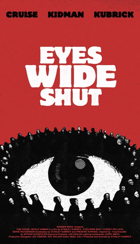 Poster Grafico, Film Posters Art, Poster Graphic Design, Eyes Wide Shut, Film Poster Design, I Love Cinema, Horror Posters, Movie Covers, Movie Posters Design