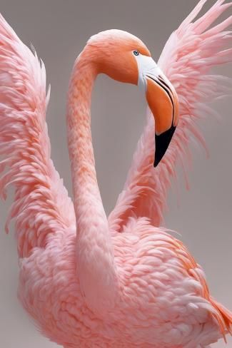 Pink flamingo craft