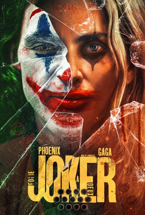 Harley Quinn Poster, Joker Poster Art, Joker Vintage Poster, Artistic Photoshoot, Gaga Harley Quinn, Lady Gaga Harley Quinn, Lady Gaga Joker2, Joker Art Drawing, Joker 2019 Poster