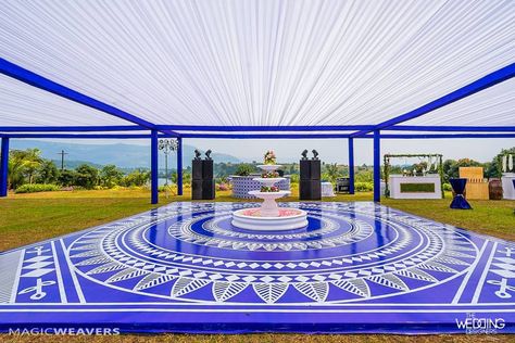 How To Use Pantone Colour Of The Year 2020 “Classic Blue” At Indian Weddings Pantone Colour Of The Year, Pretty Wedding Invitations, Easy Wedding Planning, Boho Chique, Mandap Decor, Beautiful Wedding Decorations, Mehndi Decor, Pantone Color Of The Year, Wedding Design Decoration