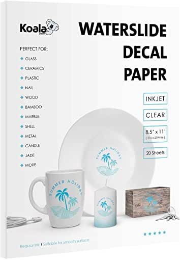 Inkjet Waterslide Decal Paper, Candle Decorating, Paper Transparent, Waterslide Decal Paper, Waterslide Paper, Diy Tumbler, Clear Paper, Laser Paper, Glass Decals