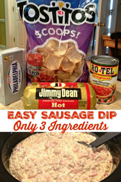 Spicy Sausage Dip, Sausage Cream Cheese Dip, Sausage Dip, Hot Sausage, Hot And Spicy, Cream Cheese Dips, Dip Recipes Easy, Spicy Sausage, Awesome Recipes