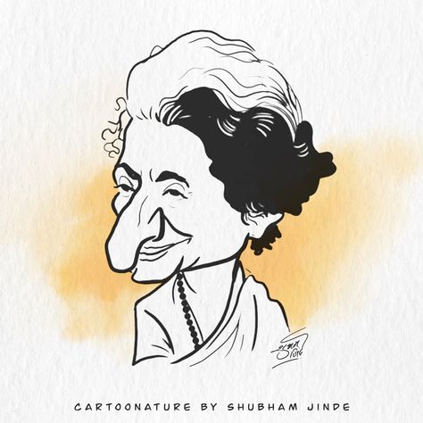 PM of India Gandhi Caricature, Celebrity Cartoon, Basic Sketching, Sketch Images, Monochrome Painting, Drawing Scenery, Caricature Art, Caricature Sketch, Men Health