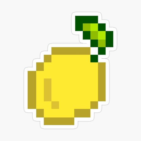 Lemon Pixel Art, Melon Soda, Pixel Art, Lemon, Fruit, Disney, For Sale, Quick Saves, Art