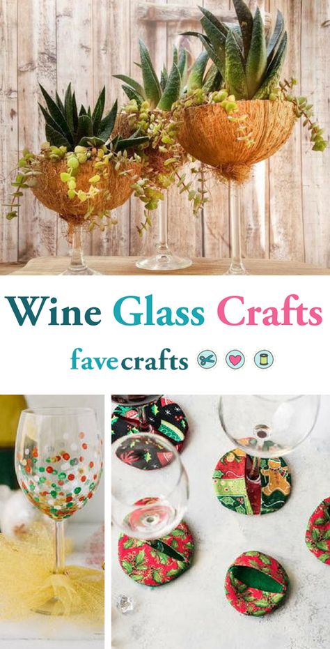 Wine Glass Crafts: 20+ Wine Glass Decorating Ideas, Charms, and More  #wine #wineglasses #wineglasscrafts #crafts #whattodowithwineglasses #repurposing #recycledcrafts #glass #glasscrafts What To Do With Old Wine Glasses, Wine Glass Crafts Diy, Christmas Wine Glass Candle Holder, Glass Crafts Diy, Vintage Wine Glass, Wine Bottle Centerpieces, Wine Glass Decor, Diy Wine Glasses, Decorated Wine Glasses