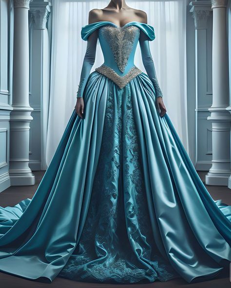 Medieval Princess Dresses, Royal Coronation Gown, Royal Gowns Princesses, Medieval Princess Dress, Blue Medieval Dress, Medieval Dress Princess, Cute Christmas Trees, Coronation Gown, Royal Gowns