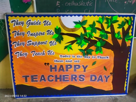 #Shree@27 Teachers Day Board Ideas, Happy Teachers Day Chart Ideas, Teacher's Day Board Decoration Ideas Kindergarten, Teacher Day Bulletin Board Decoration, Teachers Day Board Decoration Ideas In School, Teachers Day Notice Board Ideas, Teachers Day Soft Board Decoration, Teachers Day Chart Ideas, Teachers Day Chart