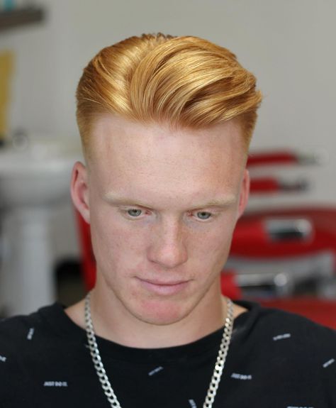 Honey Golden Blonde, Blond Men, Boys Haircuts With Designs, Ginger Guys, Ginger Hair Men, Textured Haircut, Medium Length Hairstyles, Gorgeous Guys, Mens Haircuts