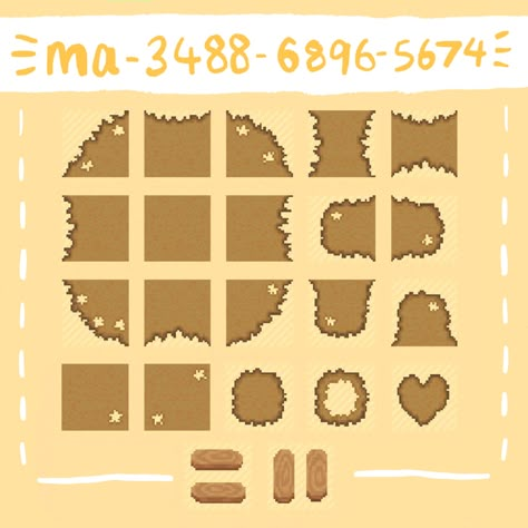 The Path Acnh, Path Acnh, Acnh Custom Design, Acnh Patterns, Motif Acnl, Acnh Cottagecore, Animal Crossing 3ds, Ac New Leaf, Animal Crossing Qr Codes Clothes