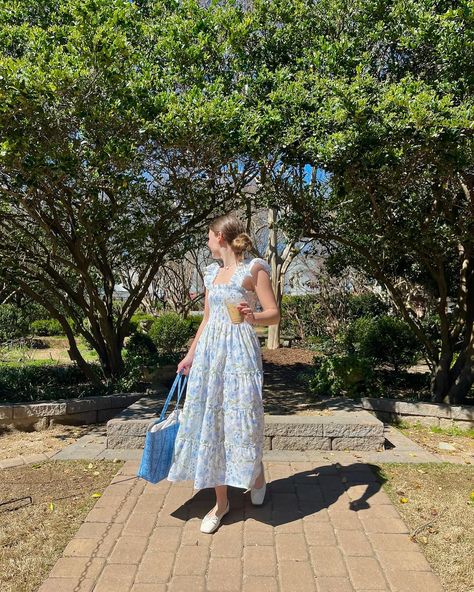 I’ll give you one guess about my favorite color combination… • • Dress is on my LTK 💙 as usual! Or comment for the 🔗 • #coastalcarly #blueandwhite #hillhouse #springdress #dress #springfashion #springoutfit #grandmillennial #classicstyle #coastalstyle #coastalgranddaughter #outfitinspiration #styleinspiration #pinterestinspired #coastalcarolina grandmillenial style | coastal chic | spring dress | floral dress outfit | blue and white | coastal granddaughter | spring outfit | blue and white |... Blue And White Coastal, Floral Dress Outfit, Grandmillenial Style, Floral Dress Outfits, Coastal Granddaughter, Coastal Chic, My Favorite Color, Old World Charm, Style Spring