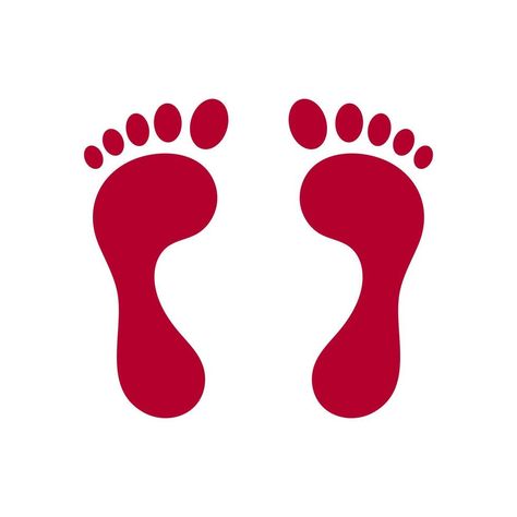 Female's red footprint icon isolated on white background. Goddess lakshmi footprint. Laxmi Mata Foot Rangoli, Laxmi Goddess Rangoli, Laxmi Foot Rangoli, Lakshmi Footprints Rangoli, Laxmi Footprint, Lakshmi Footprints, Female Artworks, Diy Diwali Gifts, Ready Rangoli