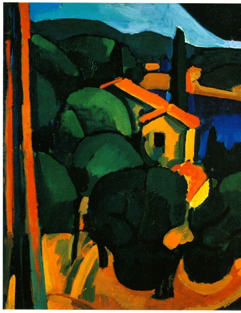 "Landscape, Andre Derain" Maurice De Vlaminck, Andre Derain, André Derain, Expressionist Painting, Fauvism, Paul Cezanne, Post Impressionism, Post Impressionists, Wassily Kandinsky