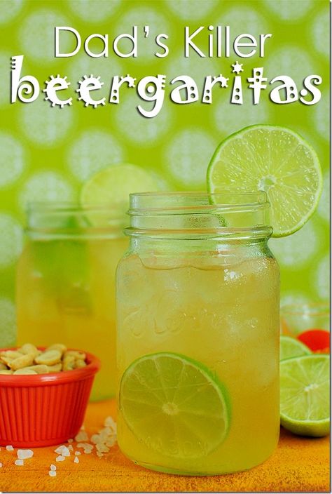 Dad’s Killer Beergaritas are a thirst-quenching mix of beer and margaritas. My Dad’s famous summer drink recipe! | iowagirleats.com #glutenfree Beergarita Recipe, 4th Of July Recipes, Bud Light Lime, Corn Dog Muffins, Frozen Limeade, July Recipes, Food Summer, Iowa Girl Eats, Summer Drink Recipes