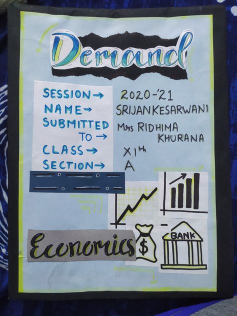 Economics Notebook Cover Ideas, Bio Data Design For Project, Economic Cover Page Ideas, Class 12 Economics Project Cover Page, Eco Project Cover Page, Economics Project File Cover Ideas Class 12, Economic Project Cover Page, Economics Project Front Page, Economics Project Ideas