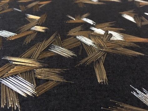 Abstract Embroidery, Contemporary Embroidery, Border Embroidery Designs, Couture Embroidery, Thread Painting, Handwork Embroidery Design, Silk Ribbon Embroidery, Gold Work, Embroidery Fashion