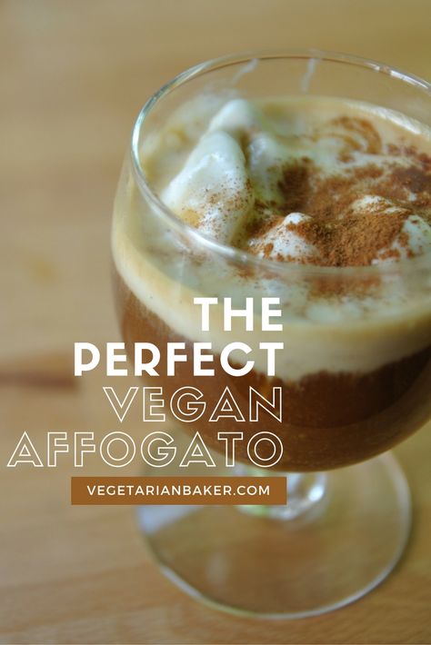 How To Make The Perfect Vegan Affogato Vegan Affogato, Espresso Ice Cream, Plant Based Desserts, Espresso Beans, Coffee Dessert, Italian Coffee, Italian Desserts, Baking Sweets, Vegan Foods