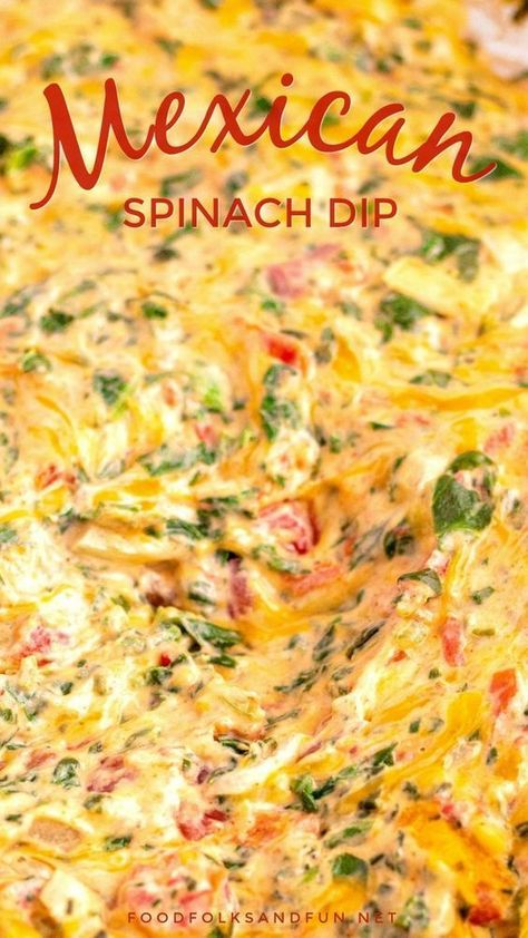 Mexican Spinach Dip Recipe, Mexican Spinach Dip, Mexican Spinach, Finger Sandwich, Tarte Vegan, Best Dip Recipes, Spinach Dip Recipe, Mexican Appetizers, Dip Recipes Easy