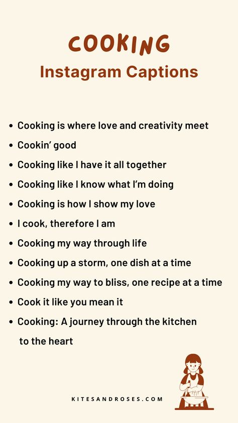 Captions For Cooking Food, Instagram Cooking Stories, Cooking Bio For Instagram, Food Made By Me Caption, Cooking Quotes Aesthetic, Cooking Quotes Inspirational, Cooking Captions For Instagram, Food Post Ideas, Cooking Captions