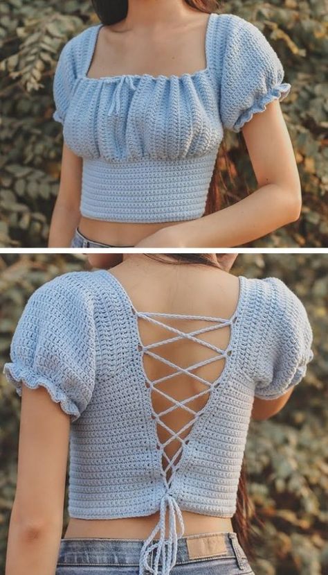 Crochet Puff Sleeves free Tutorial – Tutorials & More Crochet Puff Sleeve Top, Chenda Diy, Crochet Puff Sleeve, Puff Sleeves Top, Sleeves Ideas, Crochet Cardigan Pattern, Diy Crochet Projects, Cardigan Pattern, How To Crochet