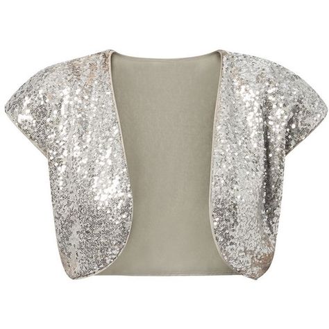 Mandi Silver Sequin Embellished Shrug (505 MXN) ❤ liked on Polyvore featuring outerwear, bolero, cardigans, shrug, short sleeve shrug cardigan, white shrug, silver sequin shrug, silver cardigan shrug and mandi Short Sleeve Shrug, White Shrug, Silver Cardigan, Cardigan Shrug, Cropped Shrug, Sleeve Shrug, Bolero Shrug, Cardigan White, Shrug Cardigan