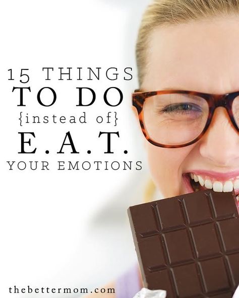 Are you an emotional eater? Many of us turn to food when we are bored or frustrated instead of dealing with whatever is going on below the surface. If you find yourself doing this often, these ideas are a great way to break your cycle and form some healthy habits! Emotional Eater Journal, Wegovy Tips, Emotional Eater, Food Psychology, Compulsive Eating, Break A Habit, Stop Overeating, Better Mom, Health Topics